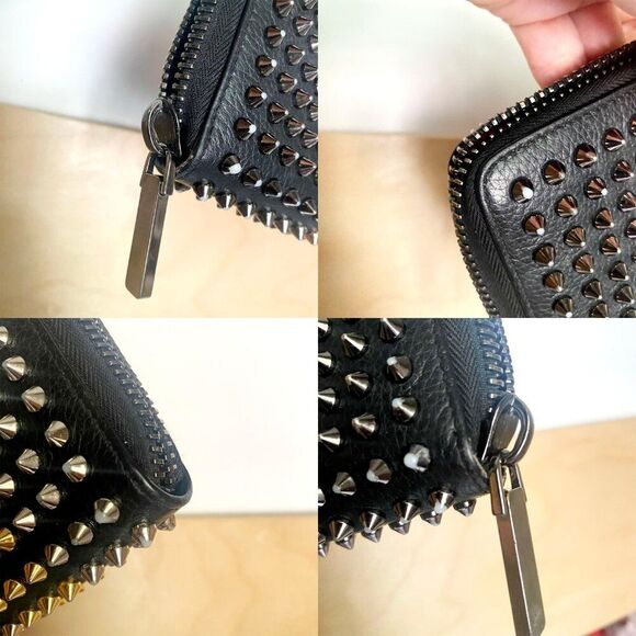 Christian Louboutin Panettone Multishade Metallic Zippy Long Wallet w/ Dust Bag - Picture 13 of 15